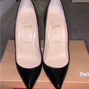 Women’s Christian Louboutin pigalle follies, 100 size 38 made in Italy